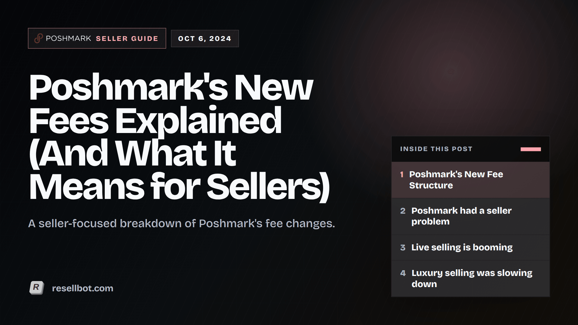 Poshmark's New Fees Explained (And What It Means for Sellers)