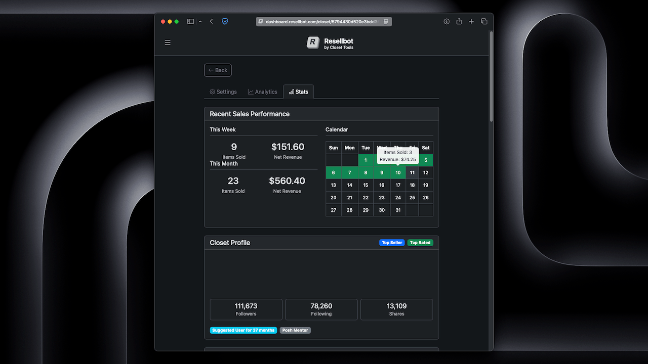 Analytics and reporting